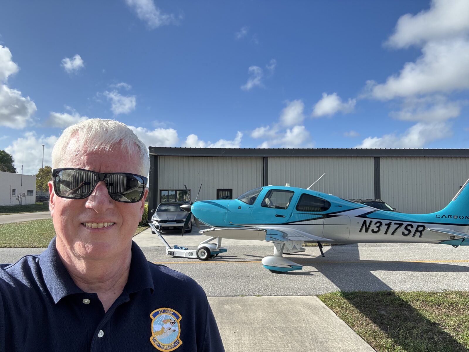 Dean N. Jones with a Cirrus SR22